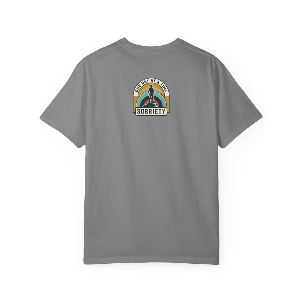 Living Sober Grateful Reminder Heavyweight T-Shirt