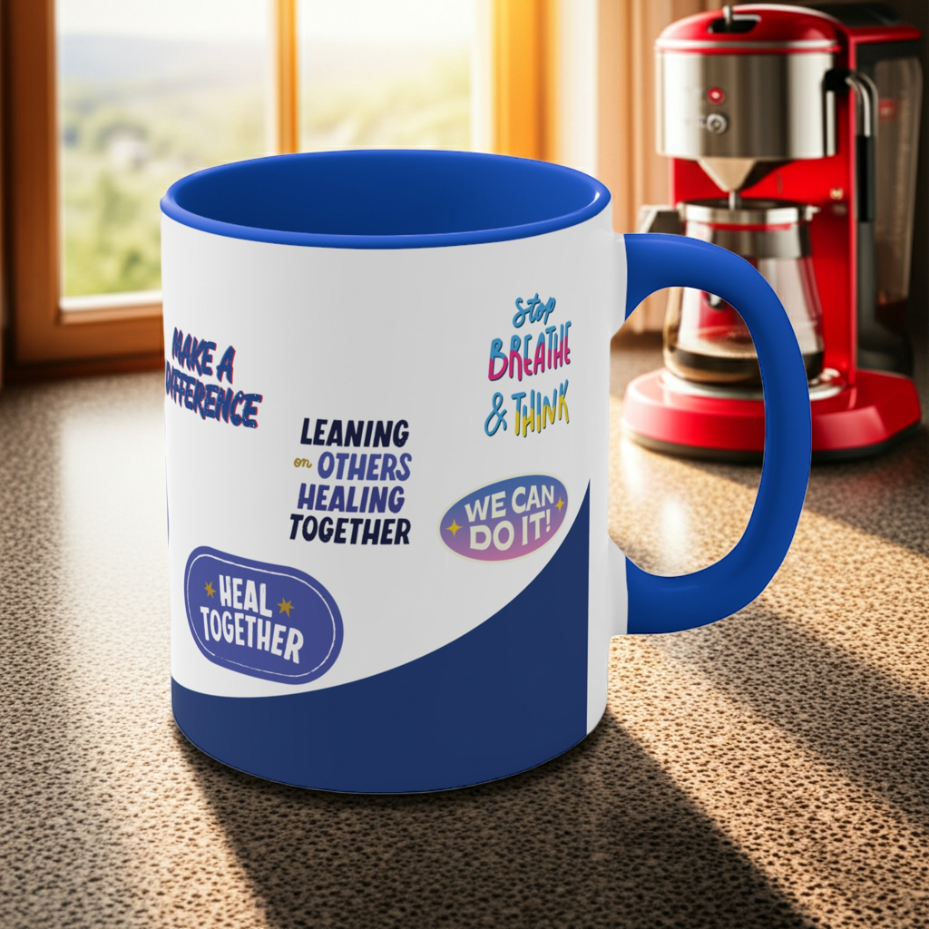 Recovery Support Ceramic Mug – Uplifting Affirmations