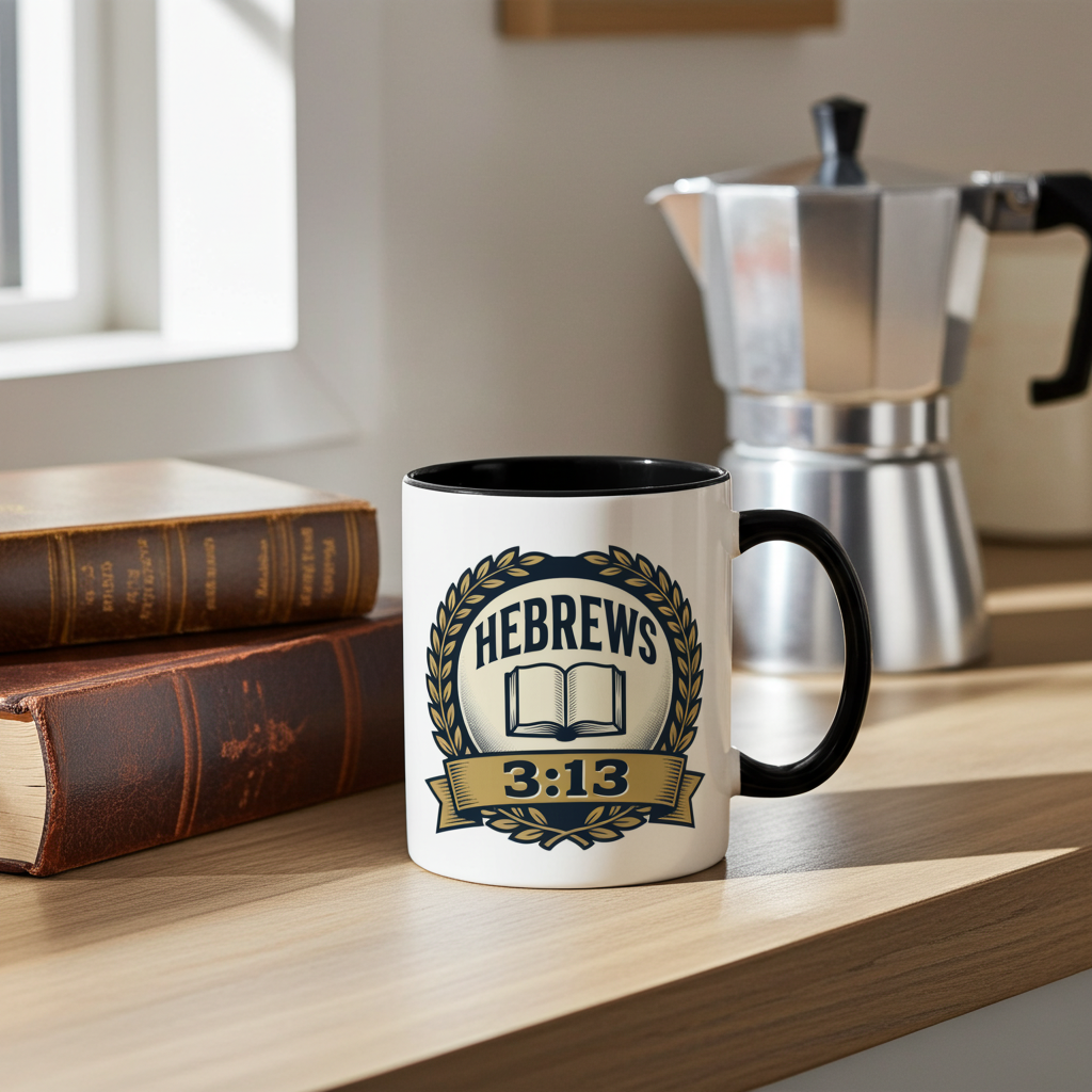 Christian Scripture Coffee Mug – Daily Encouragement