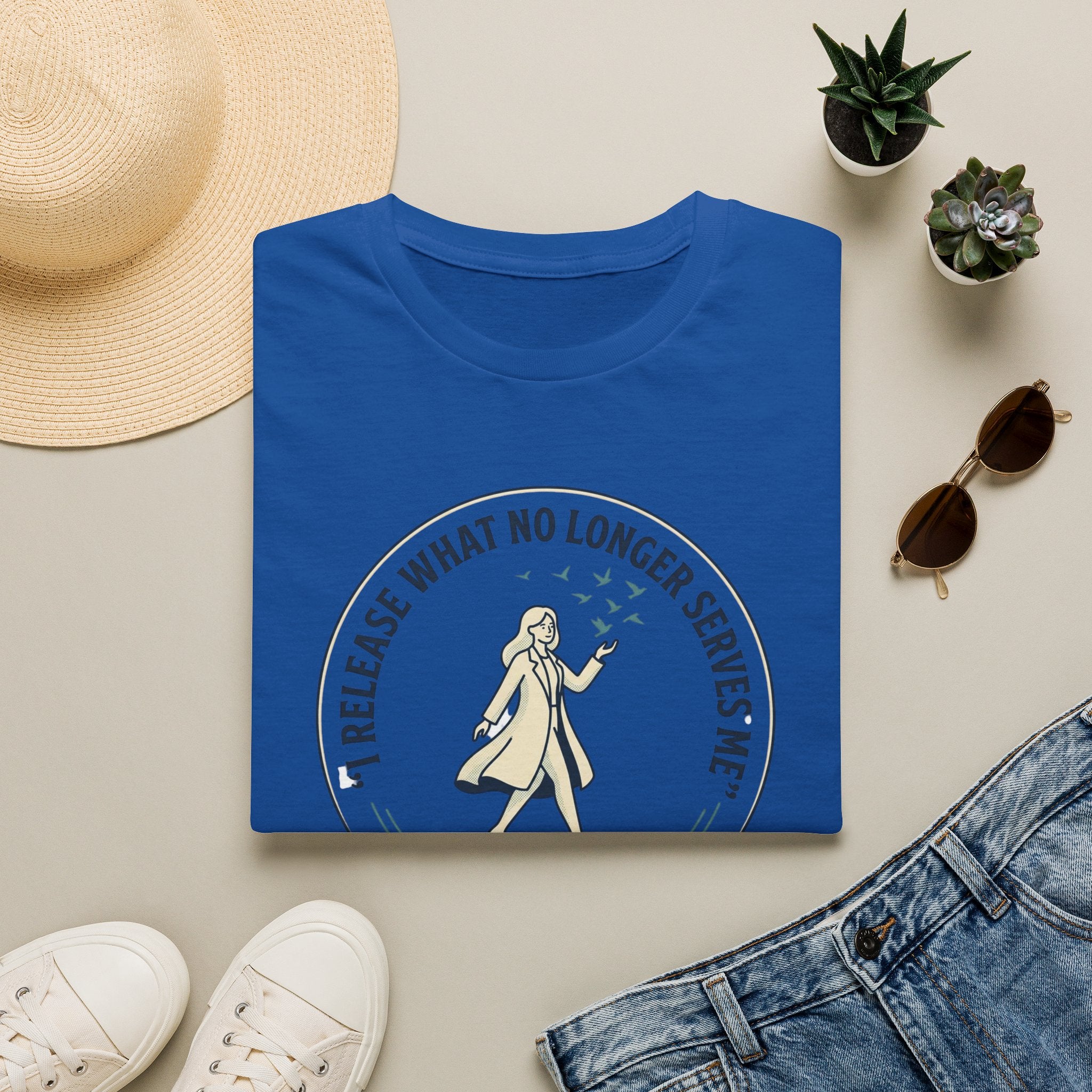 Release What No Longer Serves Me Mindful Cotton T-Shirt