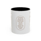 Thankful for Being Sober Recovery Accent Coffee Mug