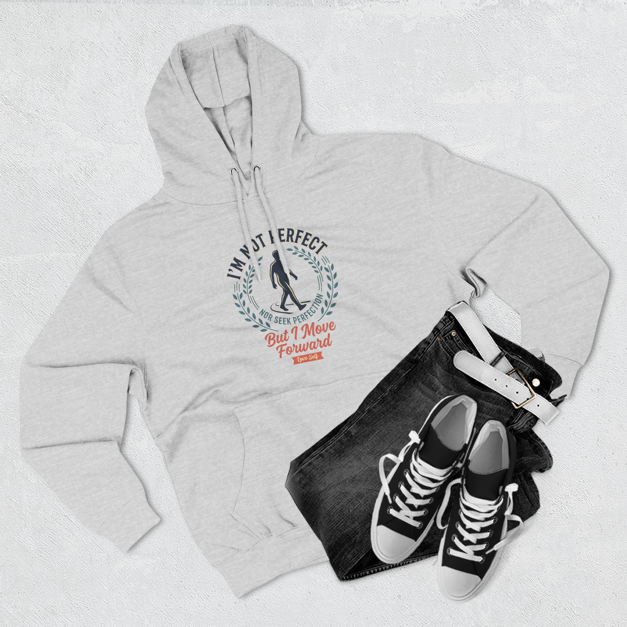 Self-Love Fleece Hoodie – Soft Affirmation Pullover