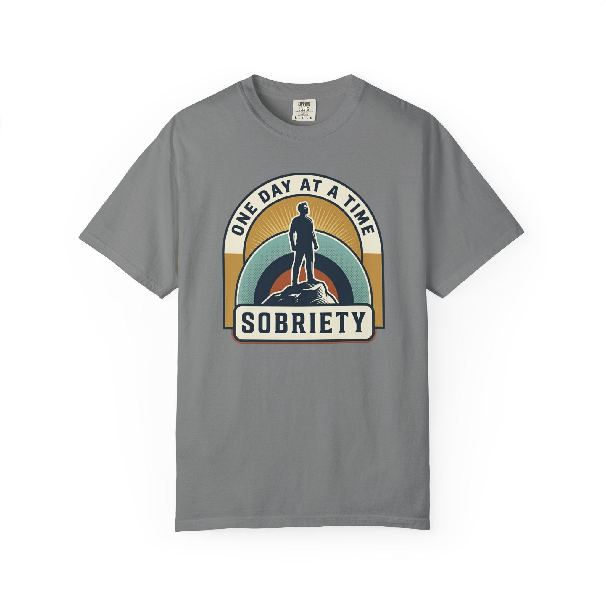 Living Sober Grateful Reminder Heavyweight T-Shirt