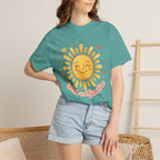 Sober & Grateful Heavyweight T-Shirt – Sunrise Graphic