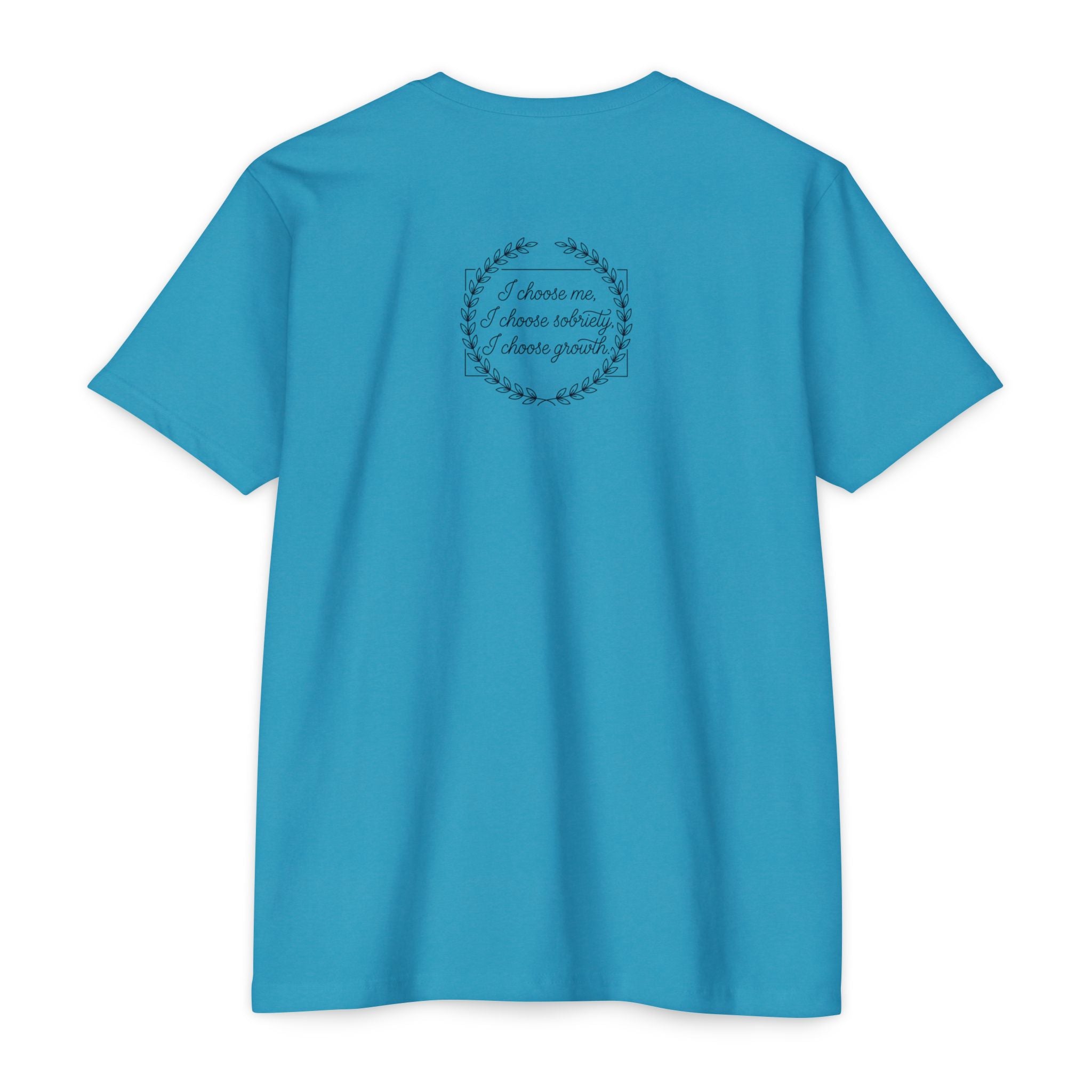 Sobriety And Self-Growth Yoga T-Shirt – Mindful Quote