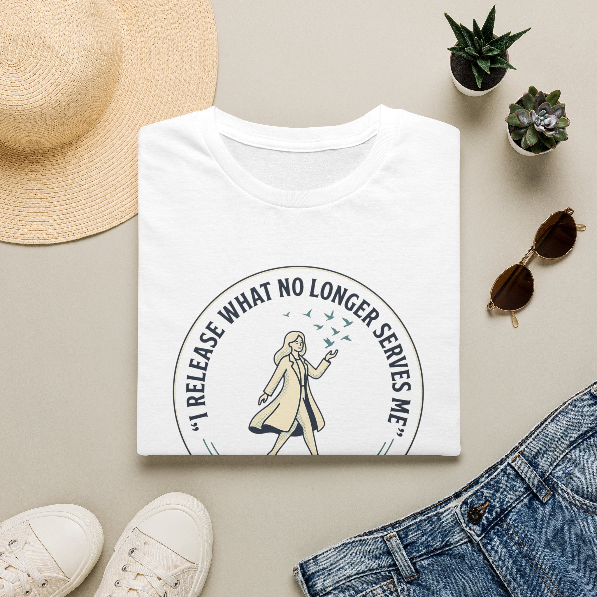 Release What No Longer Serves Me Mindful Cotton T-Shirt