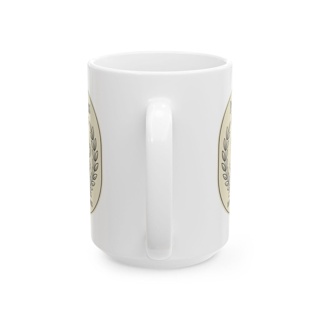 Ceramic Mug — "Stay Positive, Stay Consistent" Inspirational Quote
