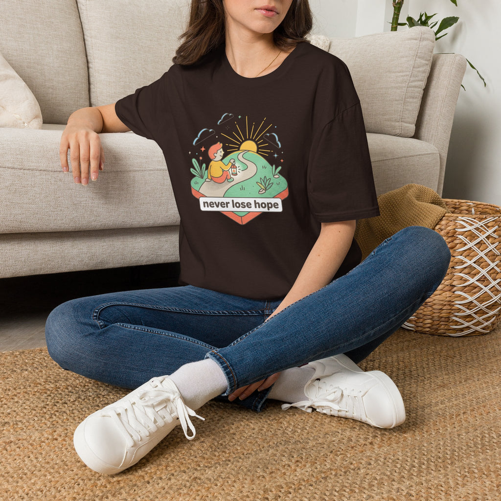 Never Lose Hope Sunrise Graphic T-Shirt