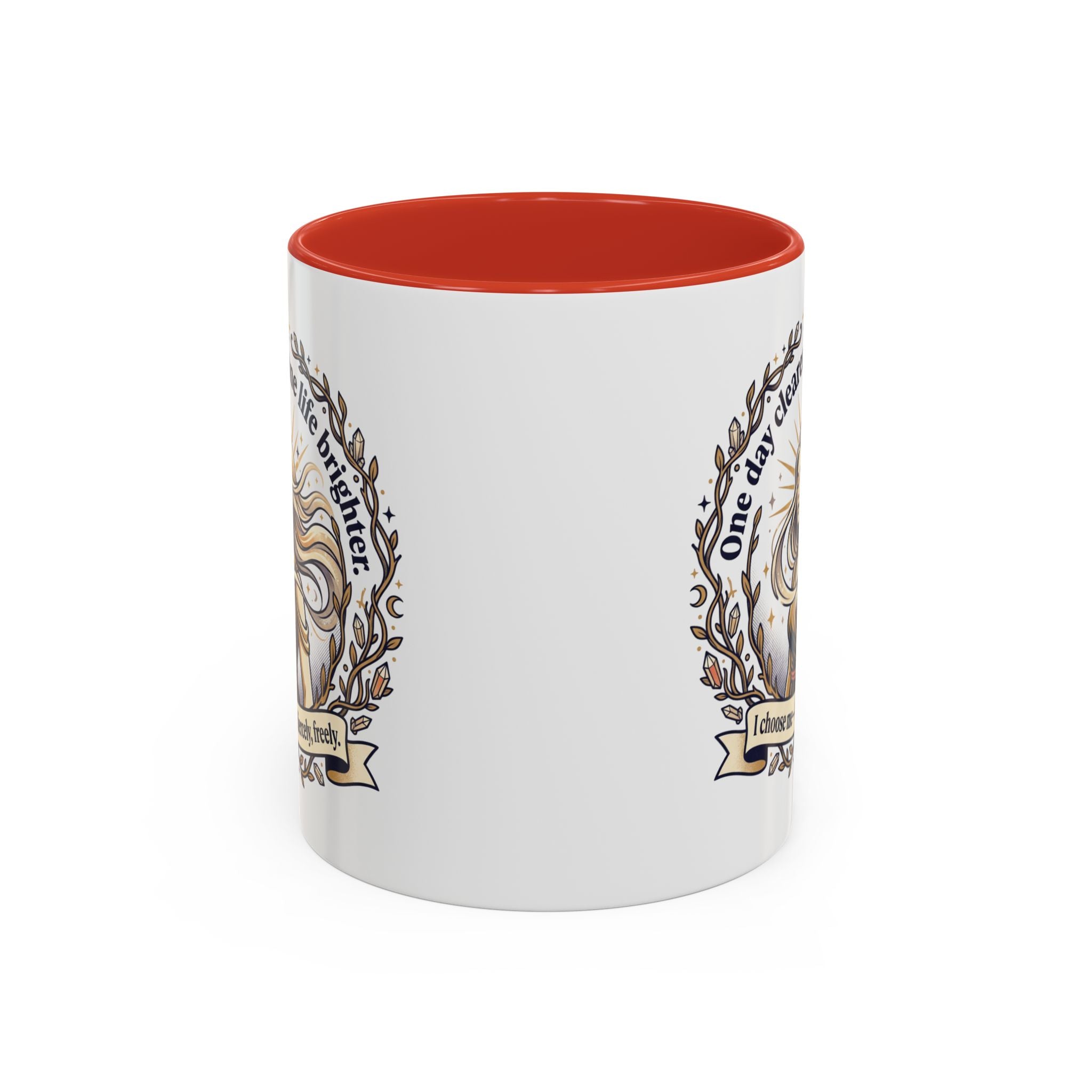 Inspirational Feminine Coffee Mug – Motivational Quote Design