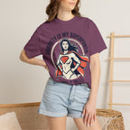 Sobriety Is My Superpower T-Shirt — Women's Recovery Hero Graphic Tee