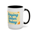 Sober Gratitude Recovery Coffee Mug – Daily Motivation