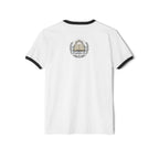 “God Goes With You” Christian Cotton Ringer T-Shirt