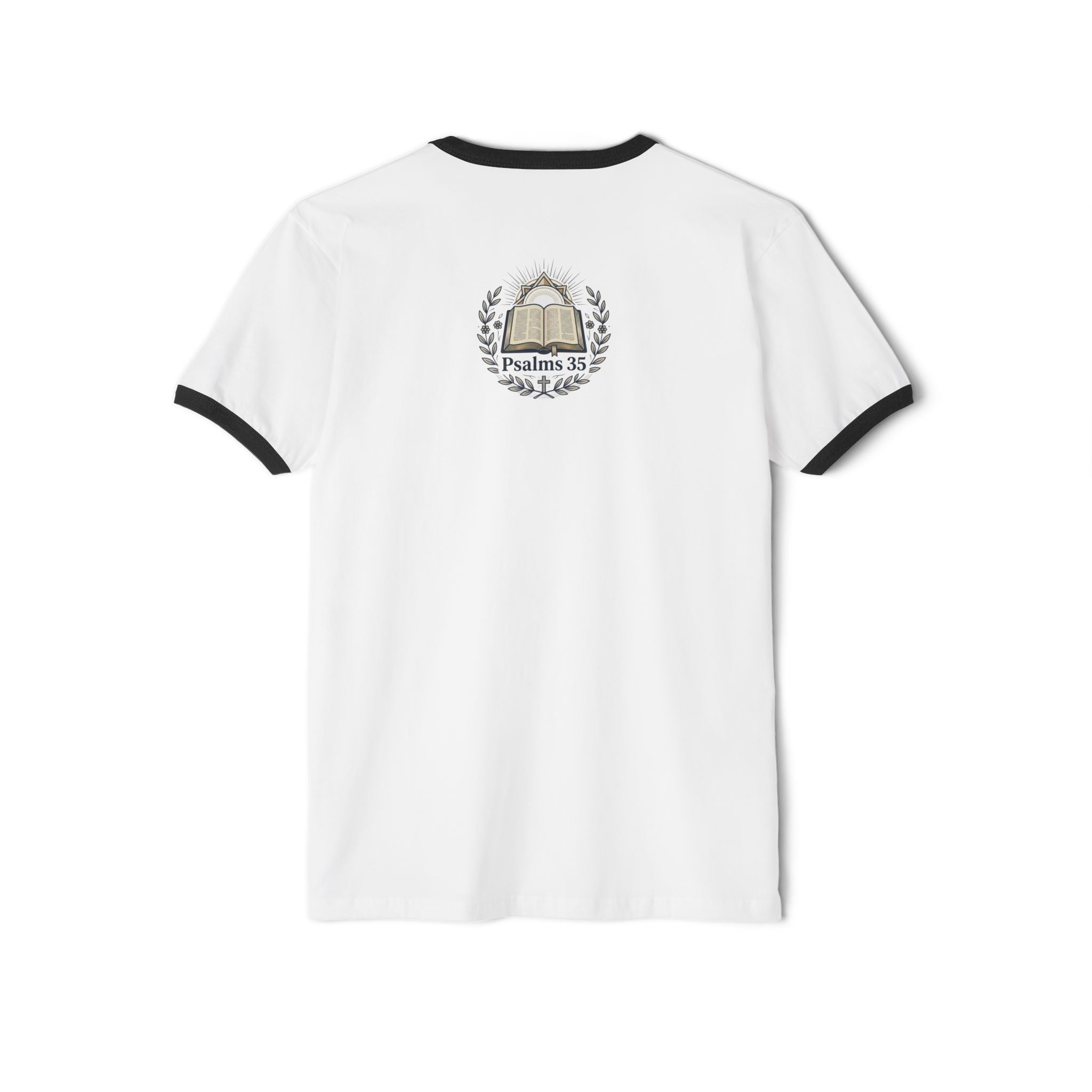 “God Goes With You” Christian Cotton Ringer T-Shirt