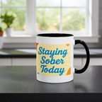 Sober Gratitude Recovery Coffee Mug – Daily Motivation