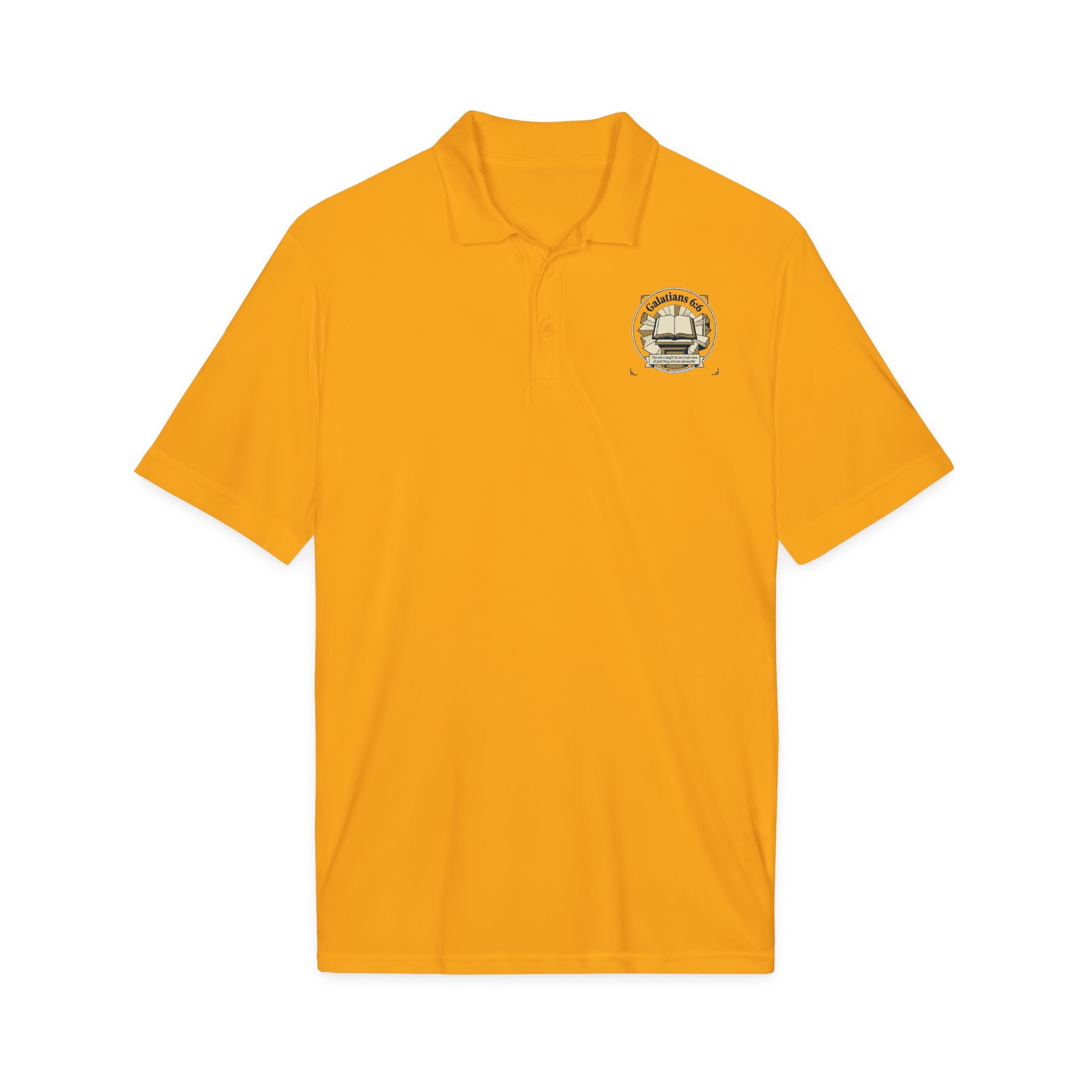 Bible Verse Polo Shirt – Lightweight Faith-Inspired Top