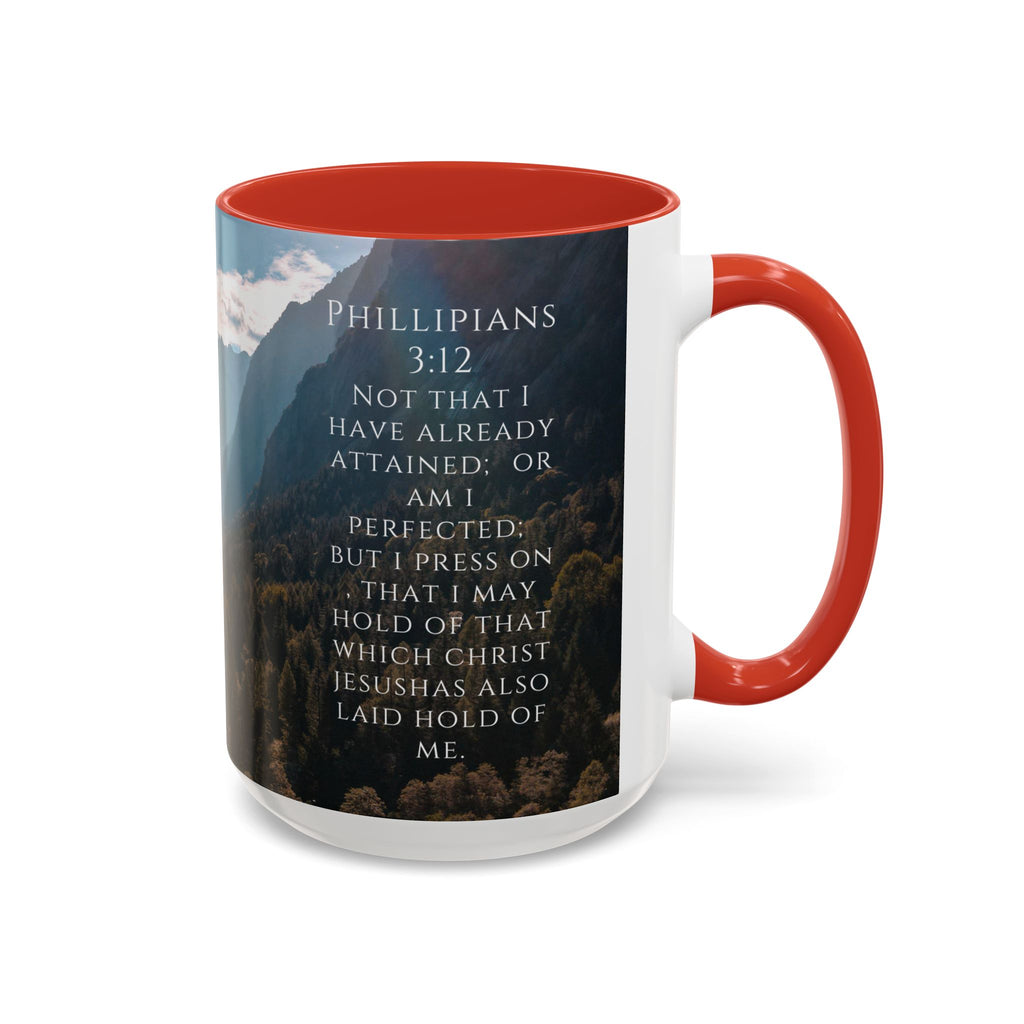 Philippians Bible Verse Mountain Mug – Ceramic Accent Cup