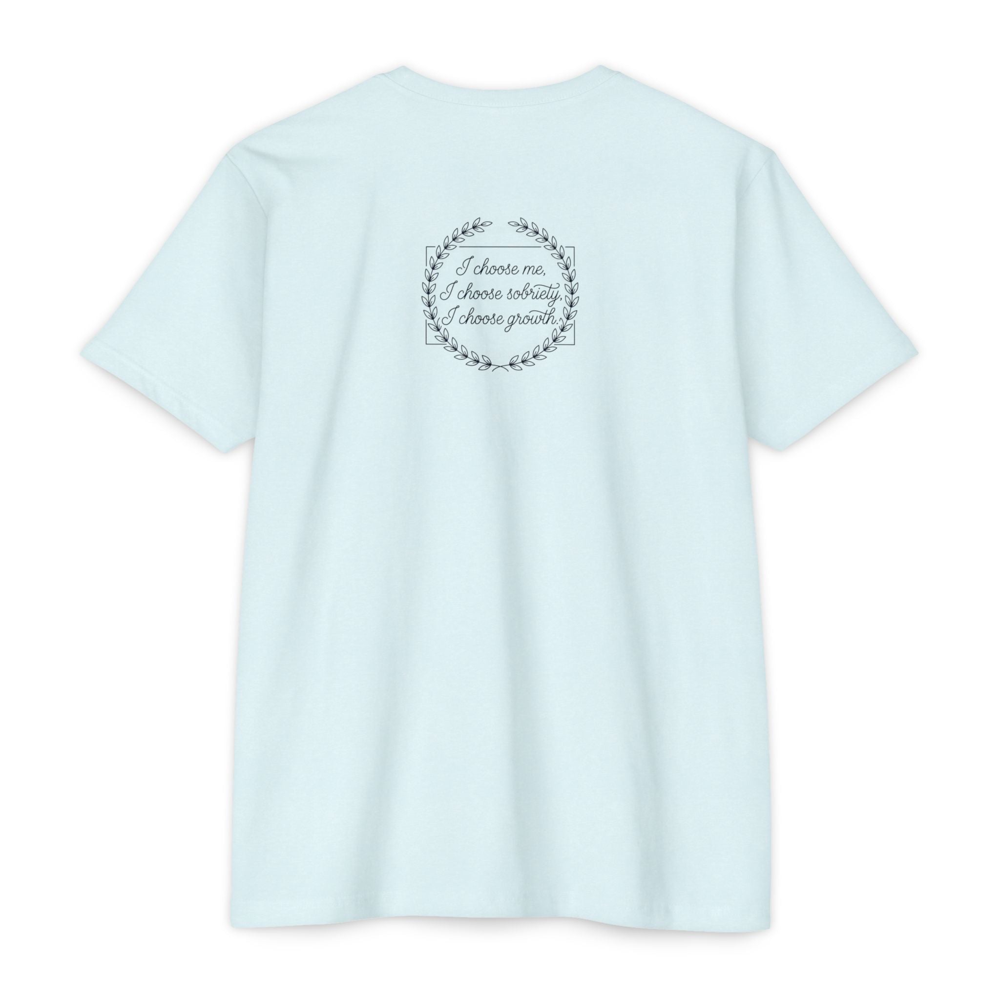 Sobriety And Self-Growth Yoga T-Shirt – Mindful Quote