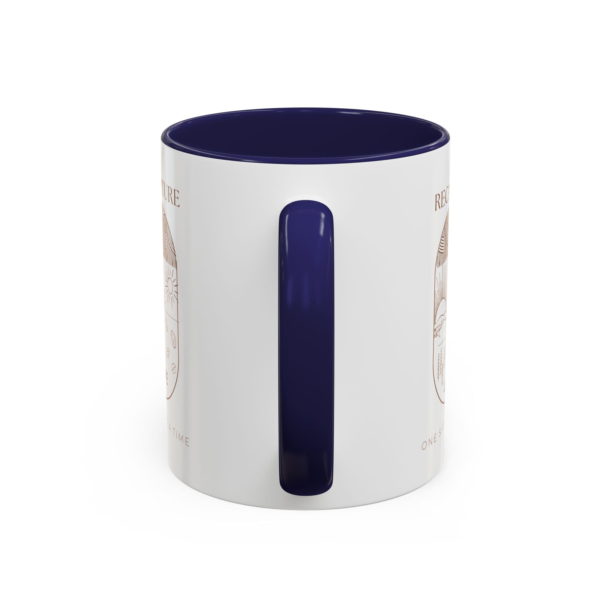 Thankful for Being Sober Recovery Accent Coffee Mug