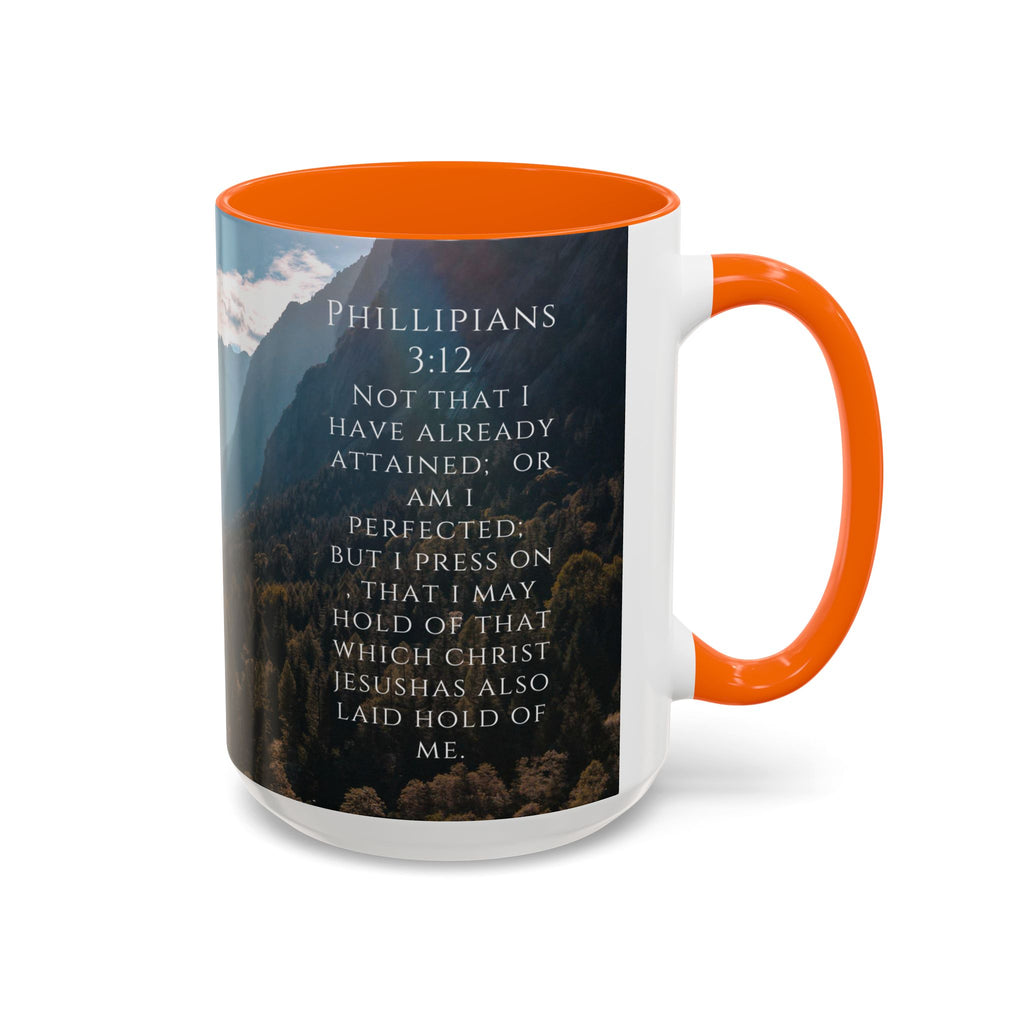 Philippians Bible Verse Mountain Mug – Ceramic Accent Cup