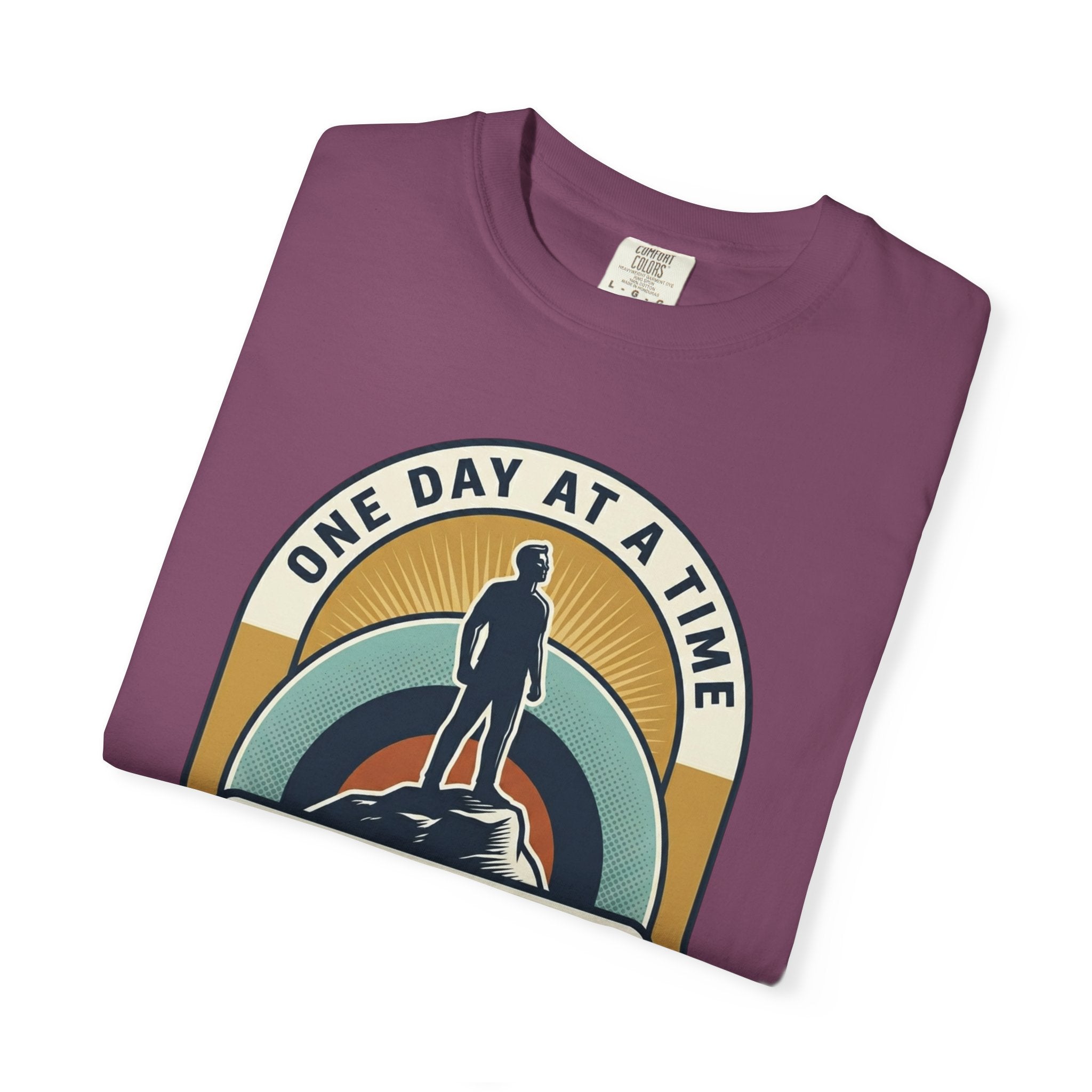 Living Sober Grateful Reminder Heavyweight T-Shirt