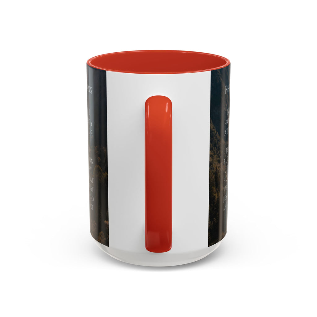 Philippians Bible Verse Mountain Mug – Ceramic Accent Cup