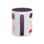 Motivational Sticker Collage Coffee Mug – Ceramic Accent