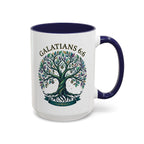 With Godliness There Is Contentment Christian Mug