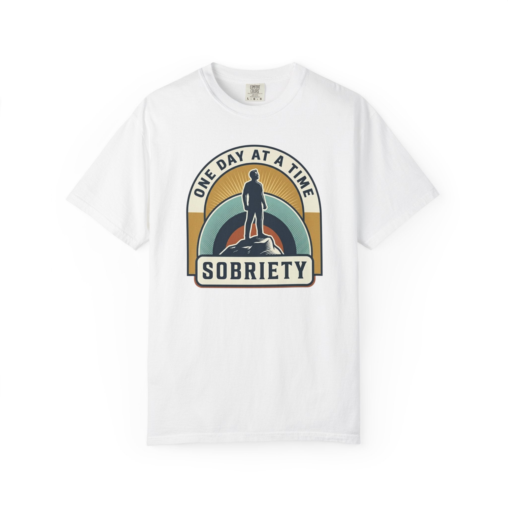 Living Sober Grateful Reminder Heavyweight T-Shirt
