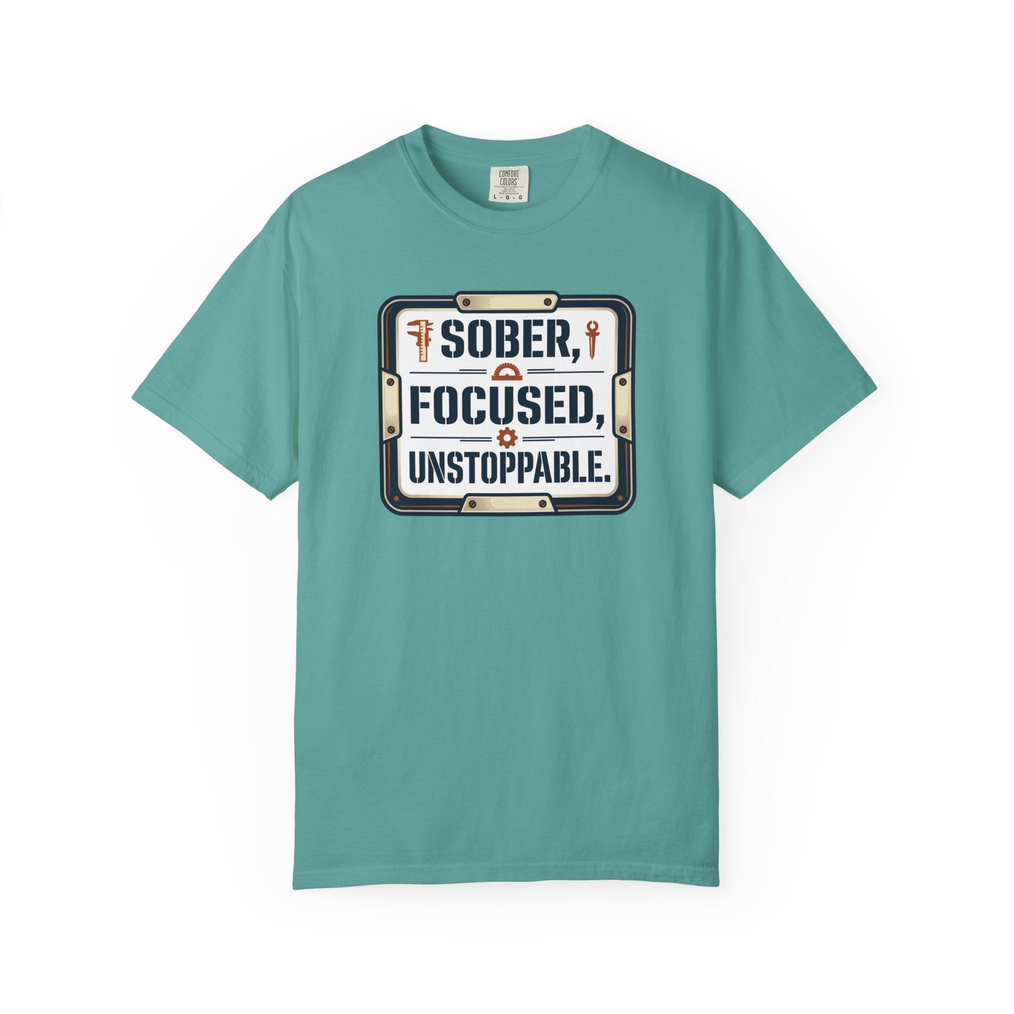 Sober Focused Unstoppable Graphic Tee – Relaxed Fit