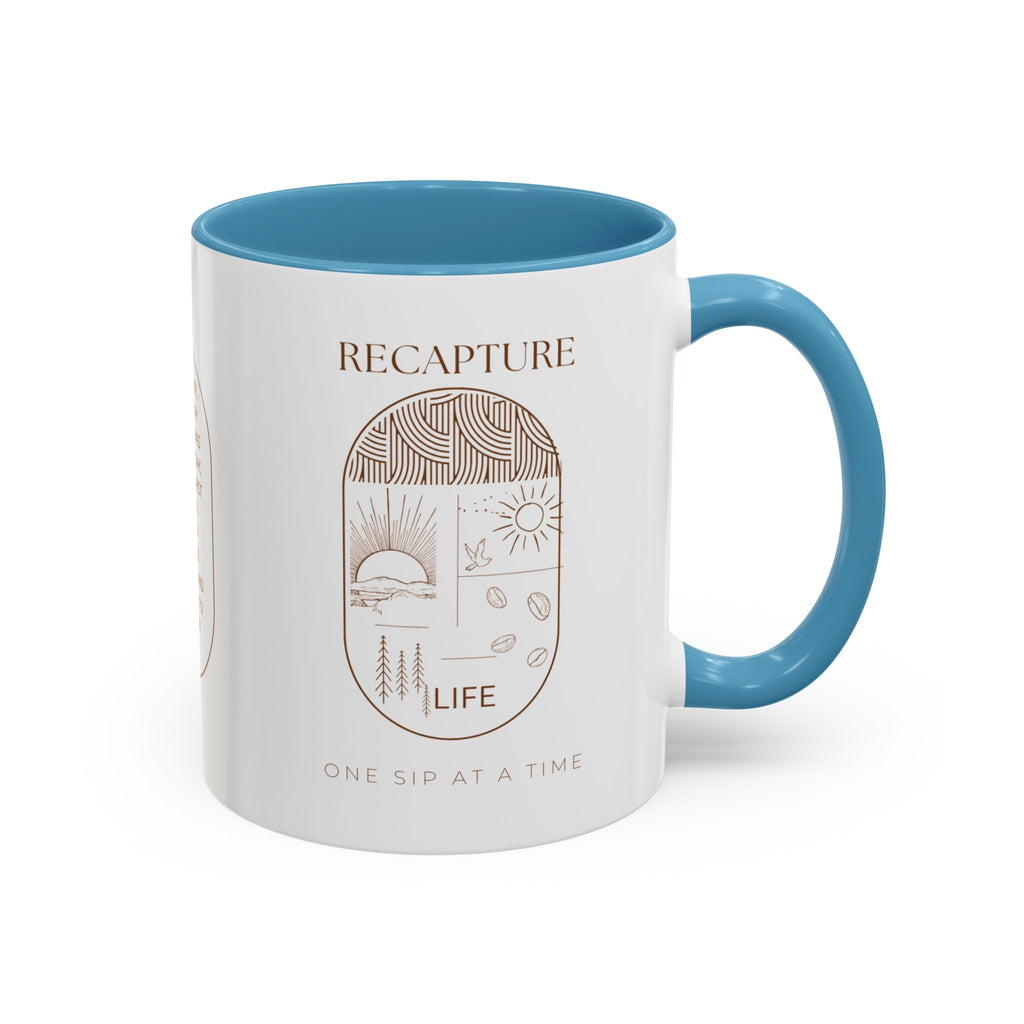 Thankful for Being Sober Recovery Accent Coffee Mug