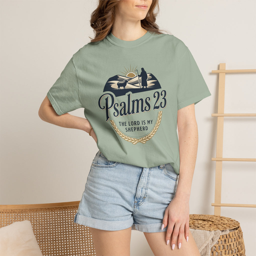 Psalm 23 Christian T-Shirt – Wear Your Faith Daily