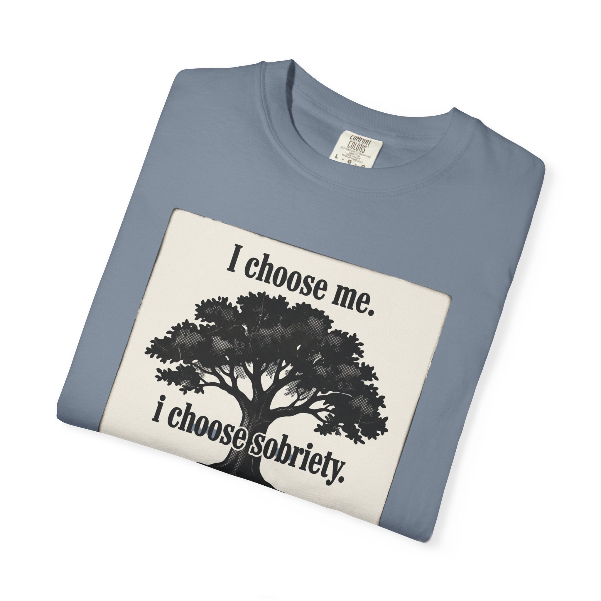 Sobriety Recovery T-Shirt – I Choose Me Tree Design