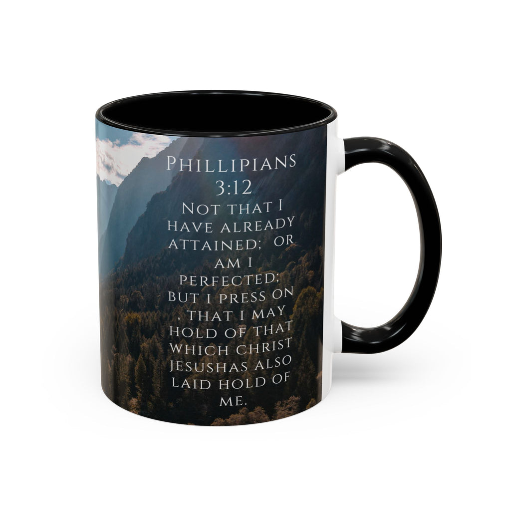 Philippians Bible Verse Mountain Mug – Ceramic Accent Cup