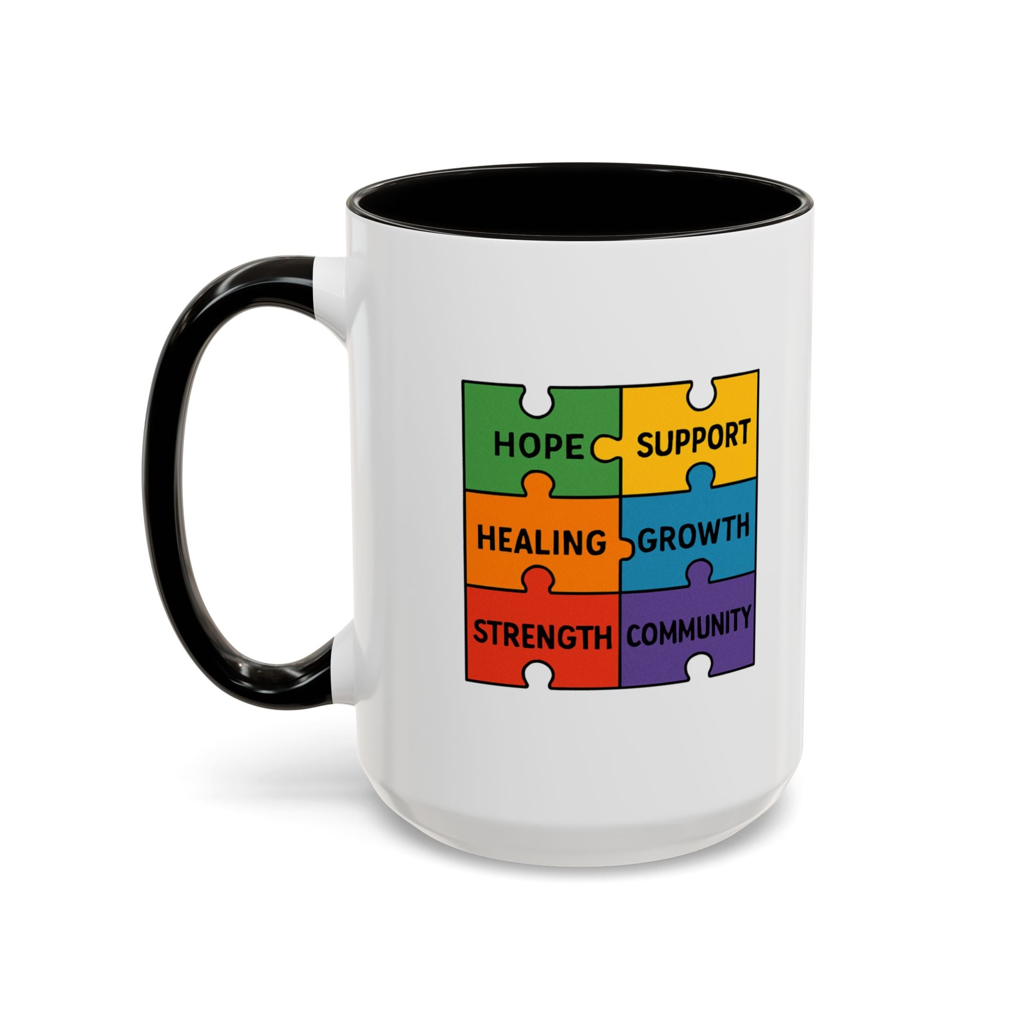 Recovery Support Mug — "Stay Sober, Stay Inspired" (11oz & 15oz)