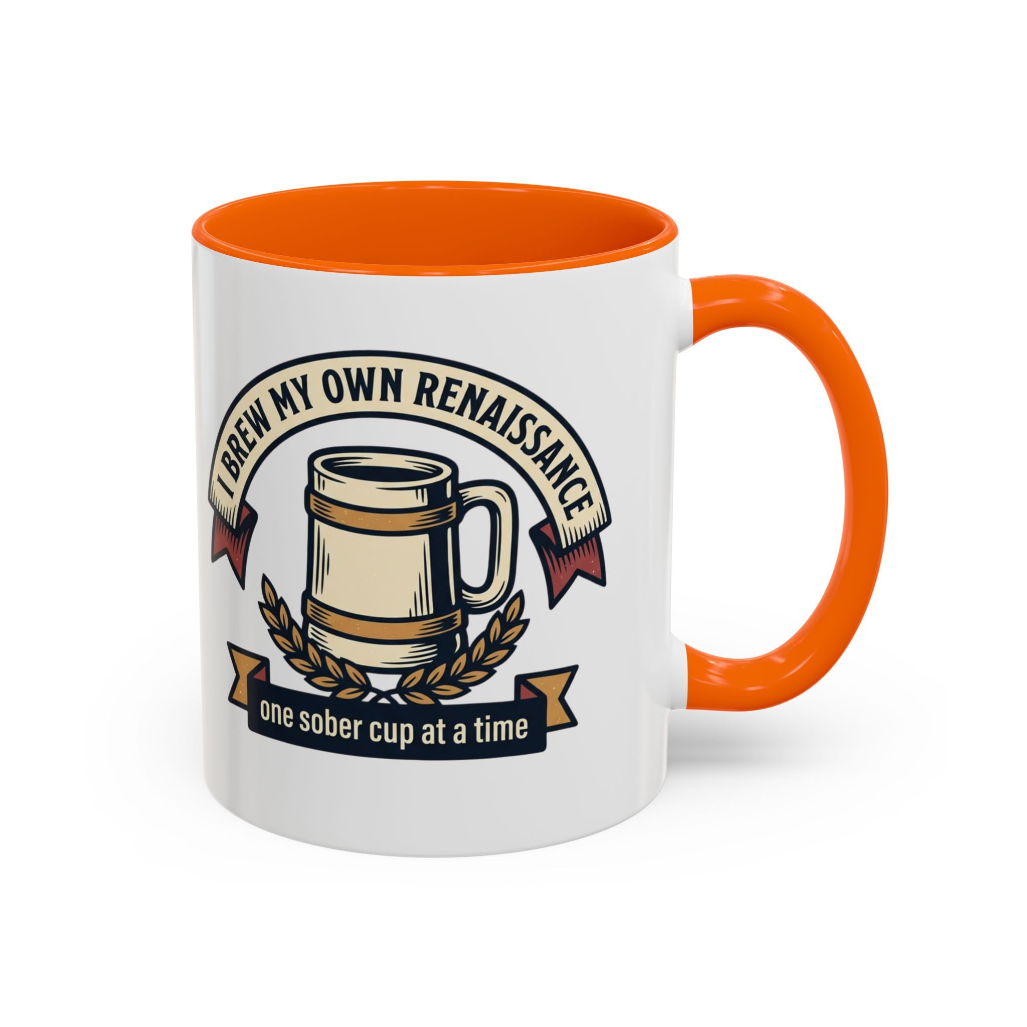 Sober Recovery Coffee Mug “I Brew My Own Renaissance”