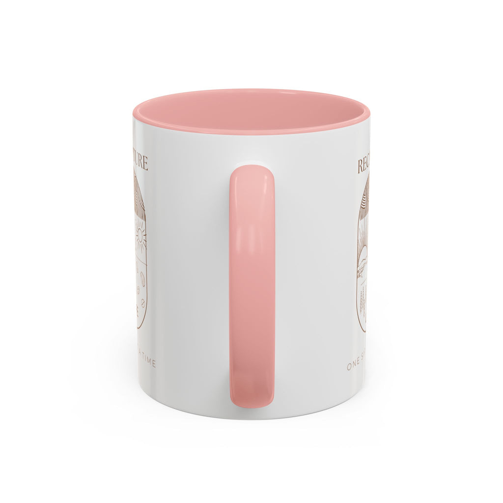 Thankful for Being Sober Recovery Accent Coffee Mug