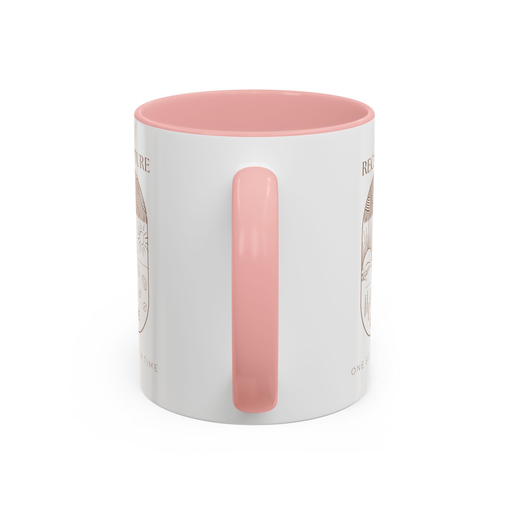 Thankful for Being Sober Recovery Accent Coffee Mug