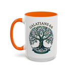 With Godliness There Is Contentment Christian Mug