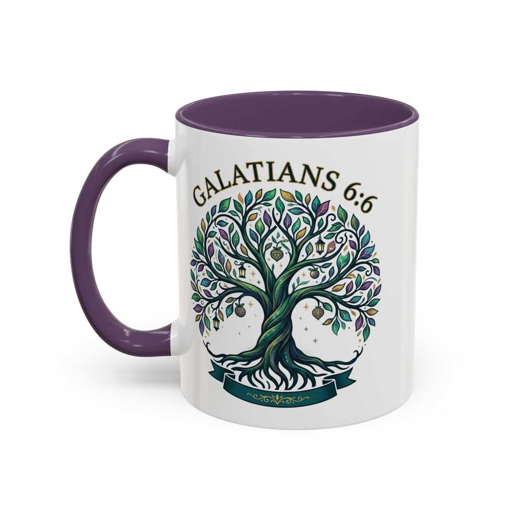 With Godliness There Is Contentment Christian Mug