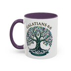 With Godliness There Is Contentment Christian Mug