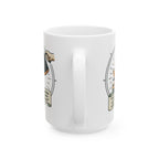 Coffee Mug — "My Opinions Are Like Swords" Illustrated Ceramic Mug (11oz & 15oz)