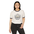 “God Goes With You” Christian Cotton Ringer T-Shirt