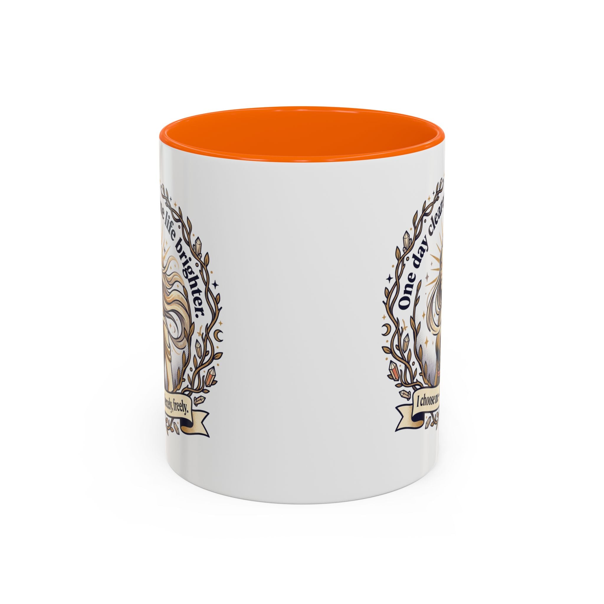 Inspirational Feminine Coffee Mug – Motivational Quote Design