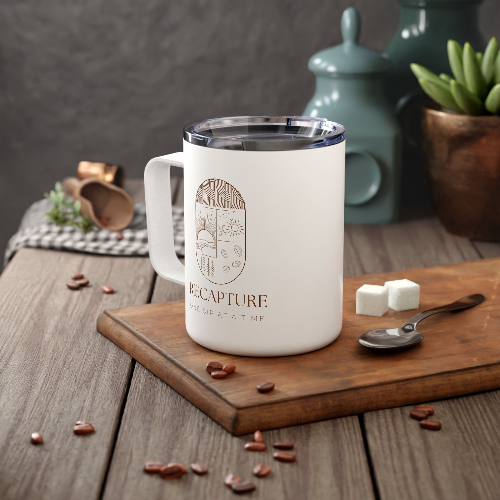 Insulated 10oz Coffee Mug – Sober Recovery Inspiration