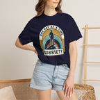 Living Sober Grateful Reminder Heavyweight T-Shirt
