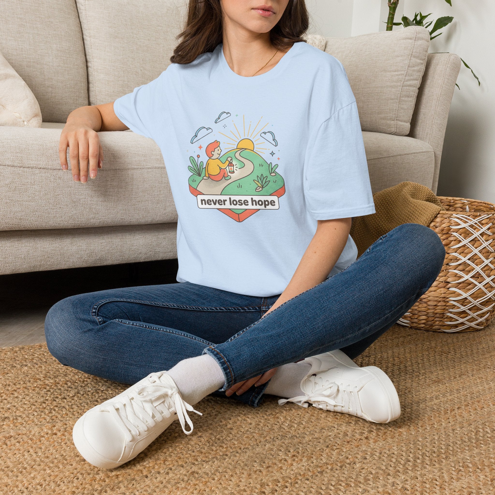 Never Lose Hope Sunrise Graphic T-Shirt