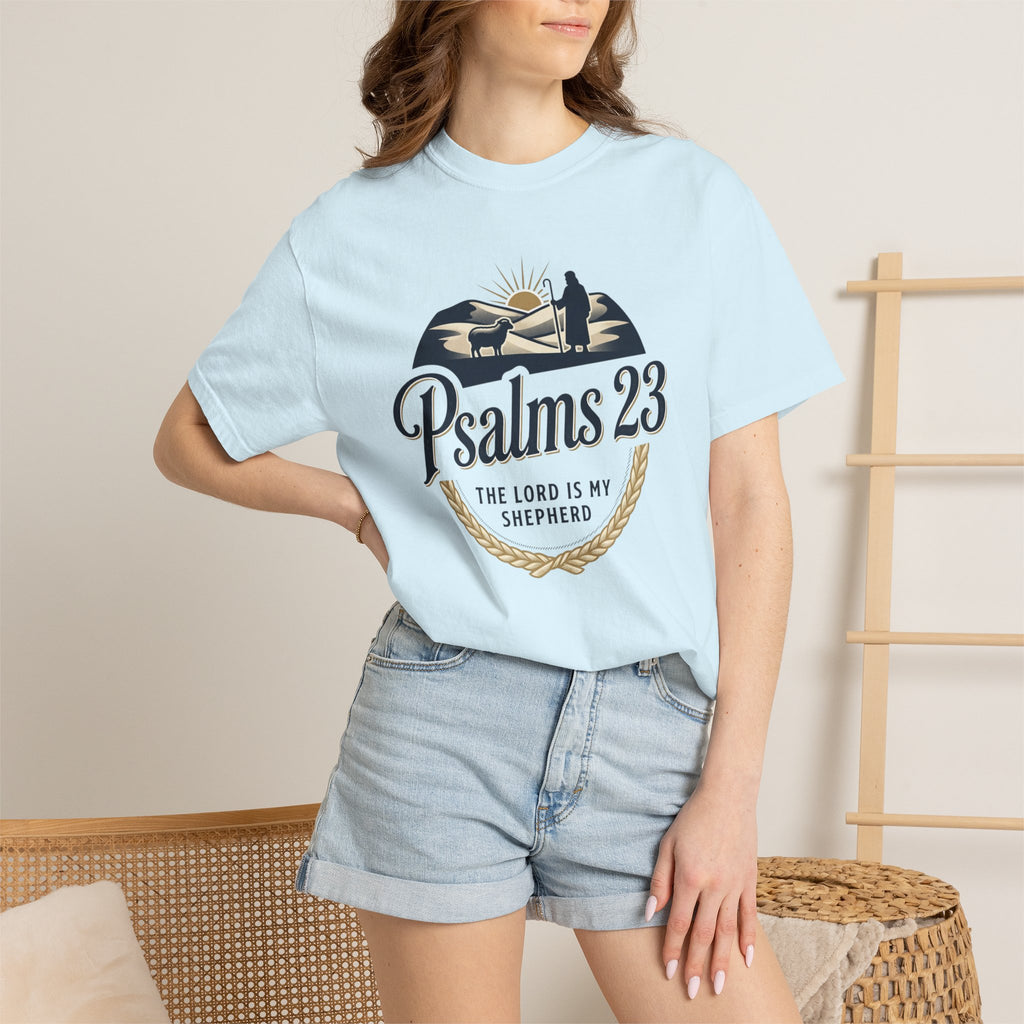 Psalm 23 Christian T-Shirt – Wear Your Faith Daily
