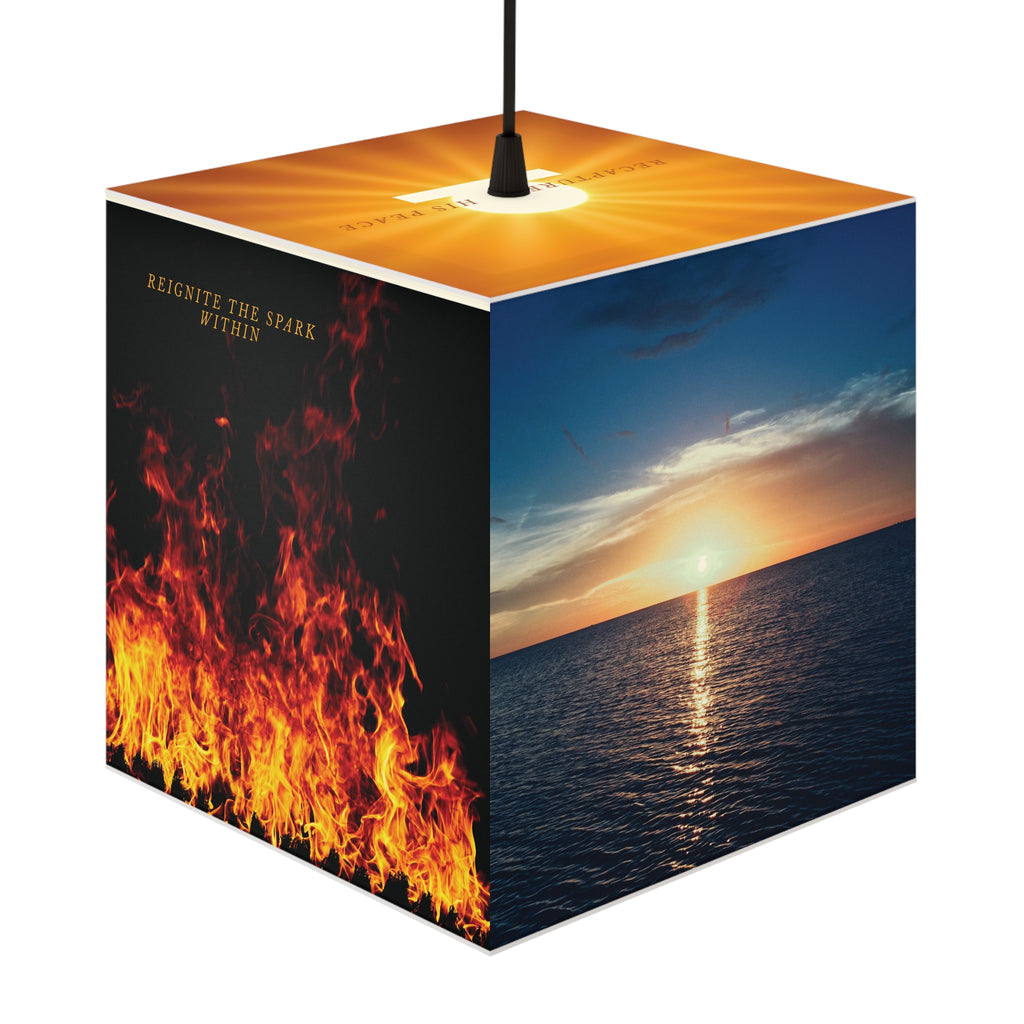 Light Cube Lamp — 'You Are Loved' Faith-Inspired Sober Living Night Light