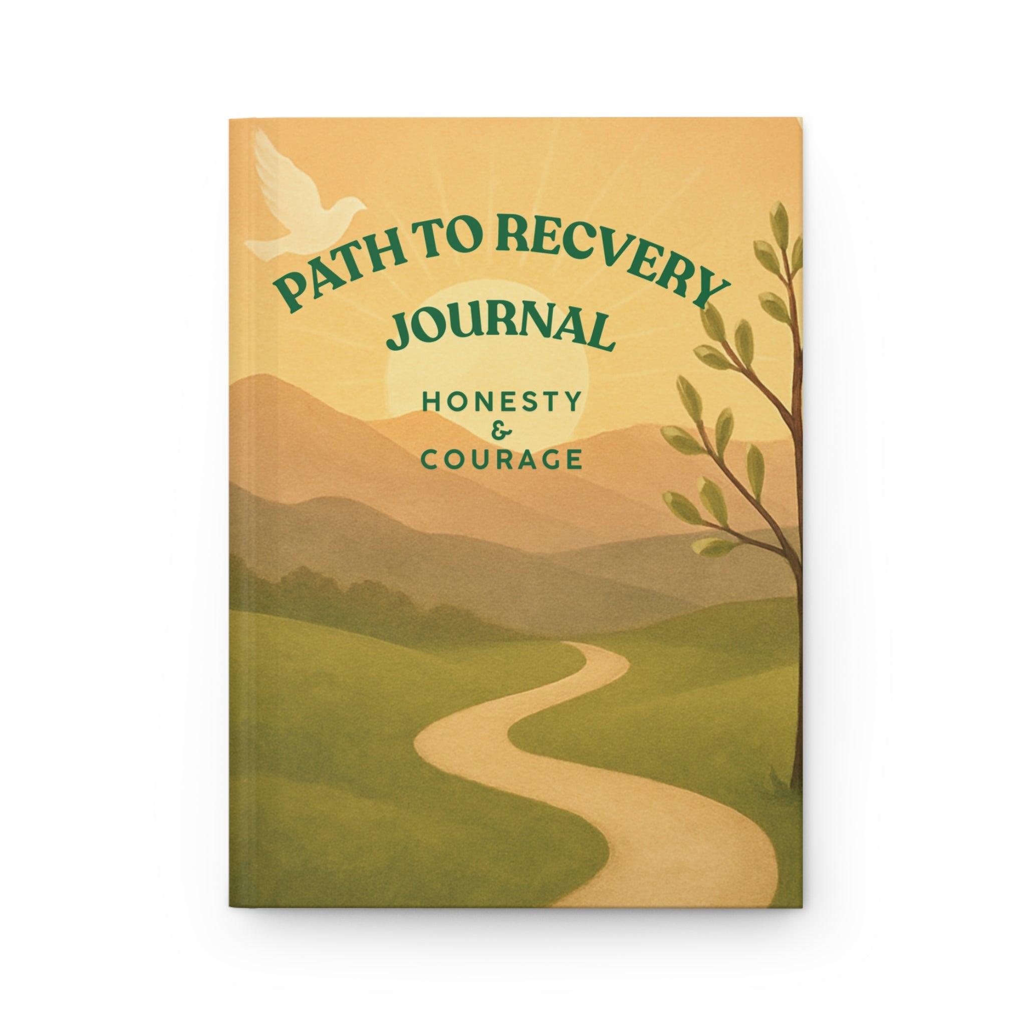 Hardcover Mindfulness Journal With Lined Pages