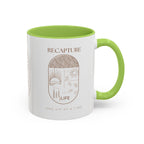 Thankful for Being Sober Recovery Accent Coffee Mug
